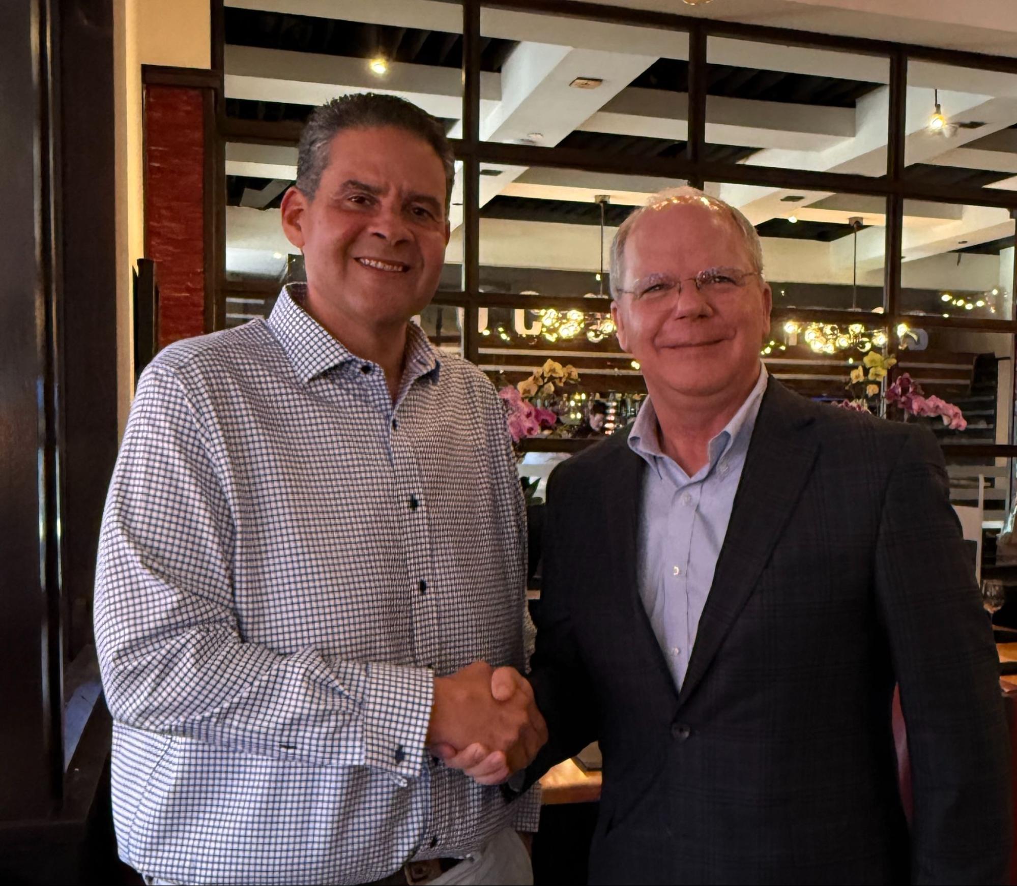 Dylan Jovine meeting with a U.S. Congressman