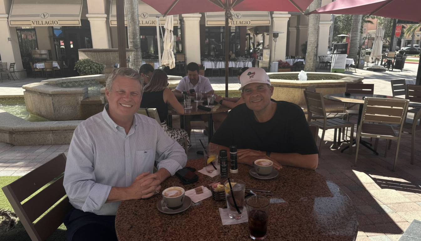 Dylan Jovine meeting with a U.S. Congressman